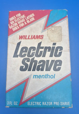 Vintage WIlliams Lectric Shave Pre Shave Sensitive BLUE NEW