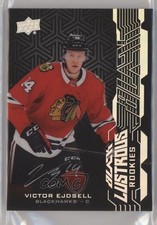 2018-19 SPx UD Black Lustrous Rookies Auto Victor Ejdsell #LR-VE Auto a2k
