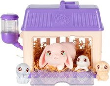 Surprise Bunny Adventure: Mini Hutch Playset with Interactive Mama Bunny