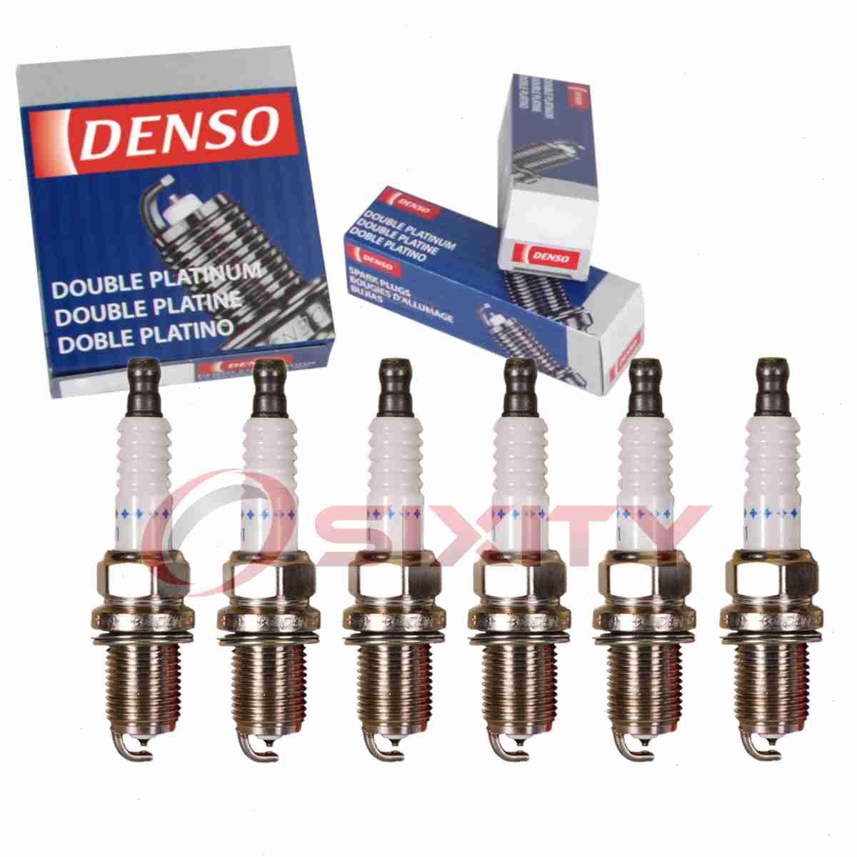 6 pc Denso Platinum Long Life Spark Plugs for 1997-2002 Mitsubishi Diamante dd