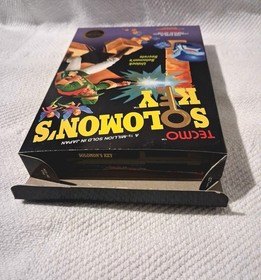 Solomon's Key Complete Nintendo Nes Game CIB Poster Very Good Condition 