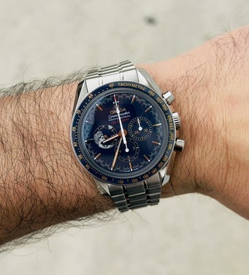 Omega Speedmaster Apollo XVII Blue Dial 42mm Manual Wind 311.30.42.30.03.001