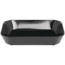 HUBERT Black Octagonal Serving Bowl - 11 4/5" L x 10" W x 2 1/10" H