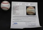 Hank Aaron Signed Rawlings ONL Baseball Braves Autograph JSA LOA ZJ23211