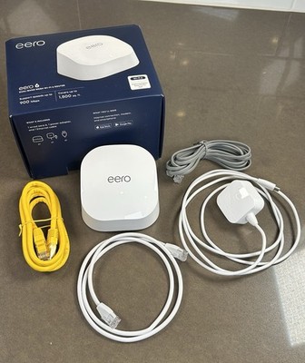eero 6 Dual-Band Mesh Wi-Fi 6 Extender Satellite Add-On (Excellent Condition)