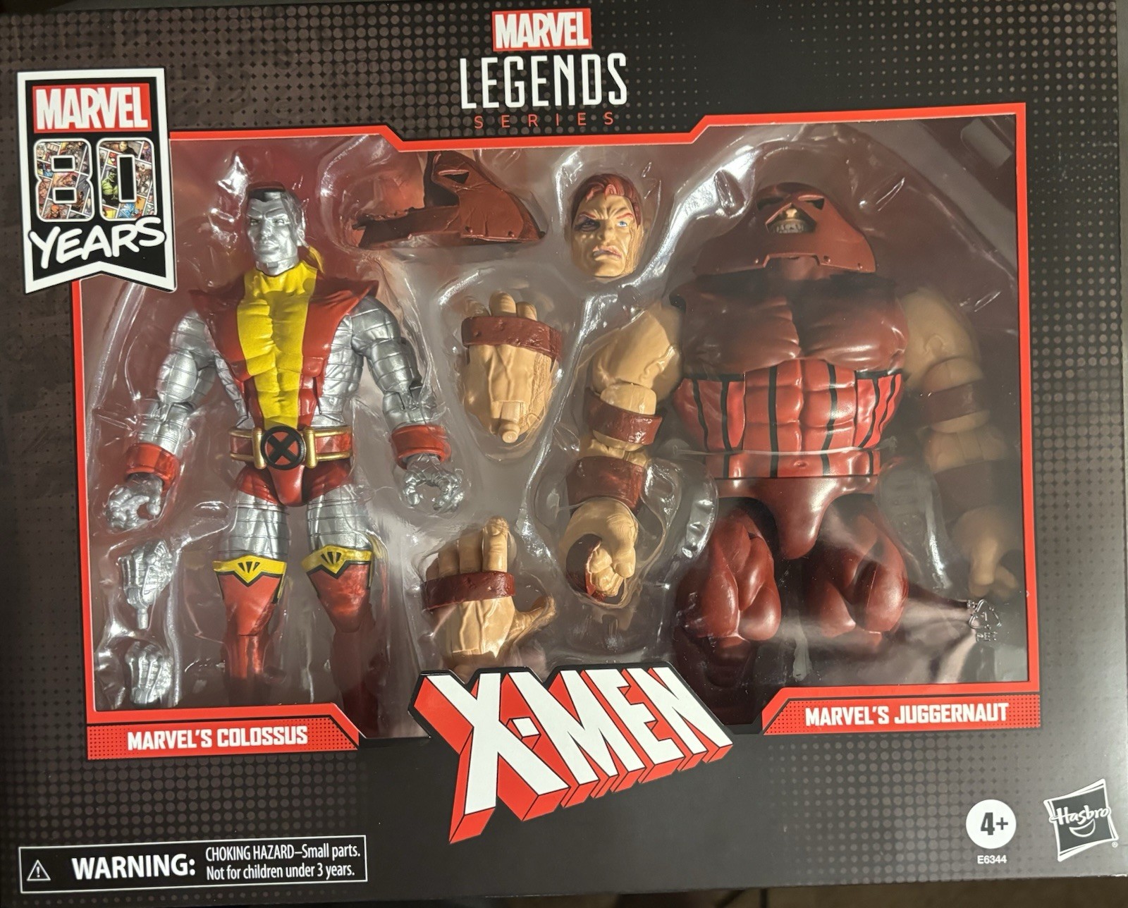 Colossus & Juggernaut 2 Pack Hasbro Marvel Legends X-Men 80th Anniversary! New!