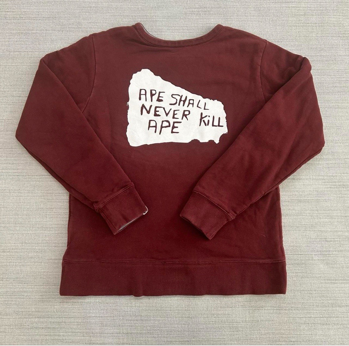 Crazy Rare Authentic A Bathing Ape reversible cre… - image 3