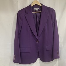 Pendleton Women's Blazer Features A Single-button Closure Size 12 100 Wool