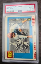 1955 Topps All American Mel Hein PSA 4 (MC) HOF Rookie Card #28. rookie card picture