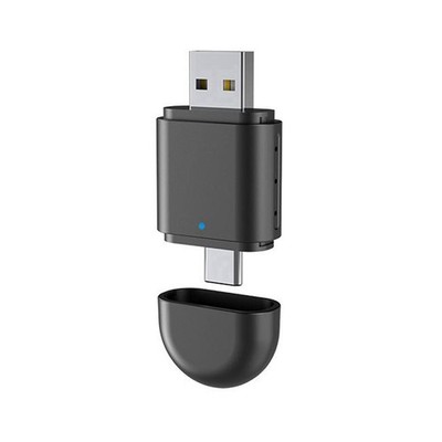 2-in-1 AI Box CarPlay Adapter & Android Auto Adapter Unterstützung Kabelgebunden