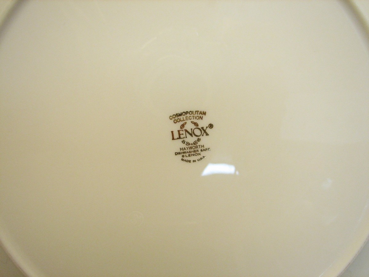 Lenox Hayworth Fine China 5pc Place Setting Cosmopolitan Ivory 