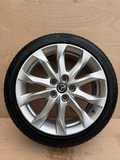Mazda 3 Mk3 BM 18 Inch Genuine Alloy Wheel With Tyre 215 45 18 Fits 2013 - 2018