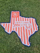 PROMO Whataburger Round Rock Express Baseball Striped Fleece Blanket Throw Plush