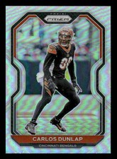 2020 Panini Prizm #53 Carlos Dunlap Silver Cincinnati Bengals