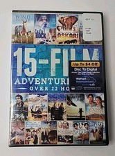 15-Film Adventure Pack DVD, 2012, 3-Discs - Brand New/Sealed