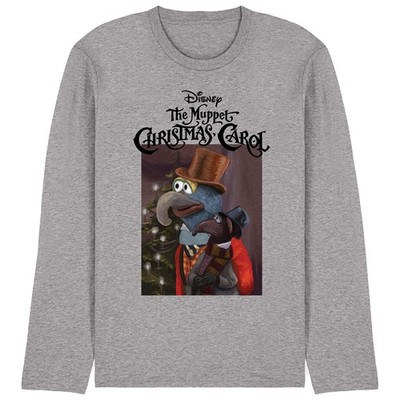 Disney The Muppets Christmas Carol Gonzo Rizzo Long Tee S-2XL, Athletic Heather