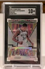 2020-21 Prizm Giannis Antetokounmpo Fearless Silver SGC 10 Gem Mint