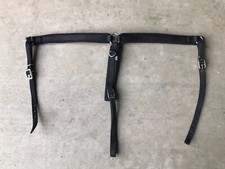 Darowizna charytatywna NWOT Weaver Filcowa podszewka Czarna nylonowa obroża piersi kucyka