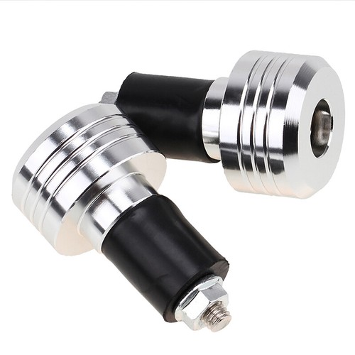 Motorcycle 7/8" Handle Bar End Plugs Grip Ends Caps Weight Slider Anti Vibration - Picture 8 of 25
