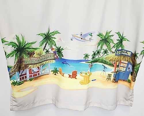 Camisa De Colección Original Jimmy Buffet's Mararitaville Informal Abotonada Para Hombre MEDIANA - Imagen 6 de 11