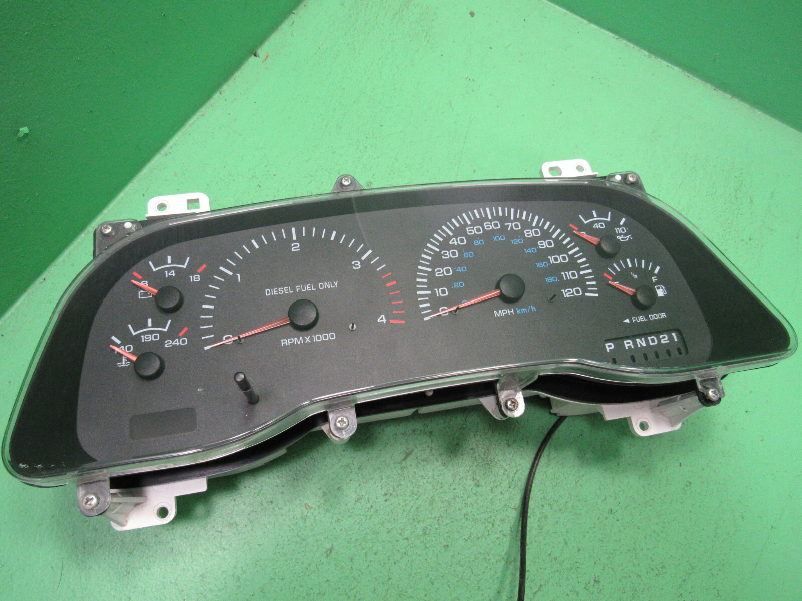 02 DODGE RAM CUMMINS DIESEL INSTRUMENT GAUGE CLUSTER SPEEDO TACH 305K ...