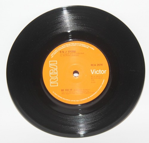 R & J Stone - We Do It - 1975 Vinyl 7" Single - RCA 2616 - EX