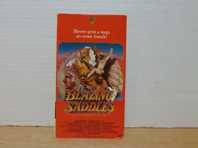 Blazing Saddles Cleavon Little Gene Wilder R VHS Pre-Owned