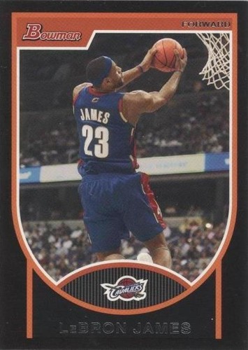 2007 Bowman Chrome #23 LeBron James Gold Refractor /99 PSA 9 MINT