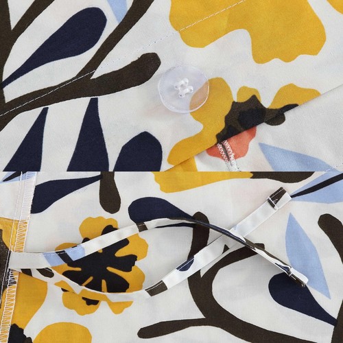 Marimekko - Full/Queen Duvet Cover Set, Cotton Percale Reversible Bedding wit... - Picture 6 of 10