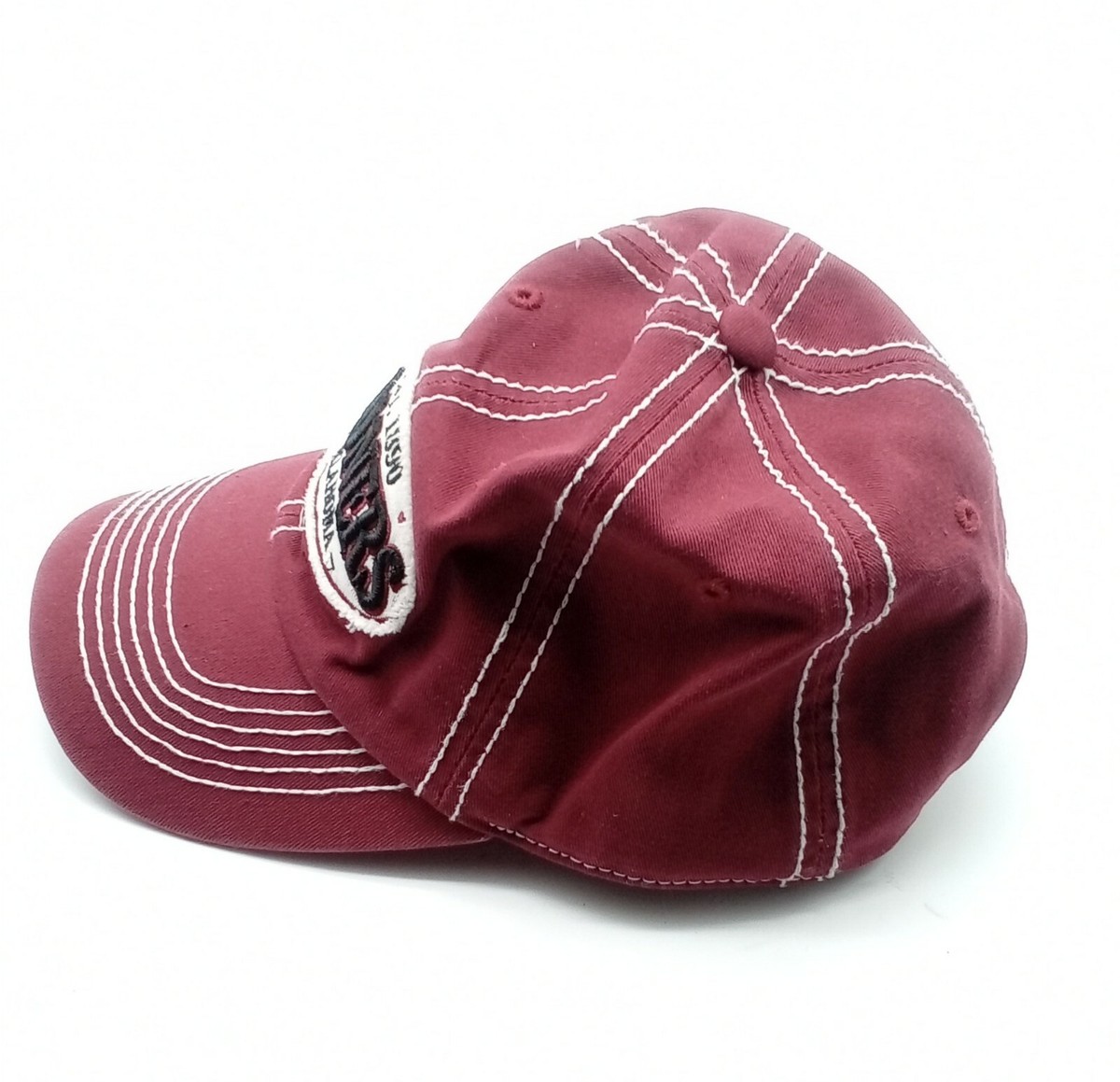 Captivating Headgear University of Oklahoma Sooners Woman\'s Flat Top Cap Oklahoma Sooners Women NCAA Fan Cap, Hats for sale | eBay main image 4