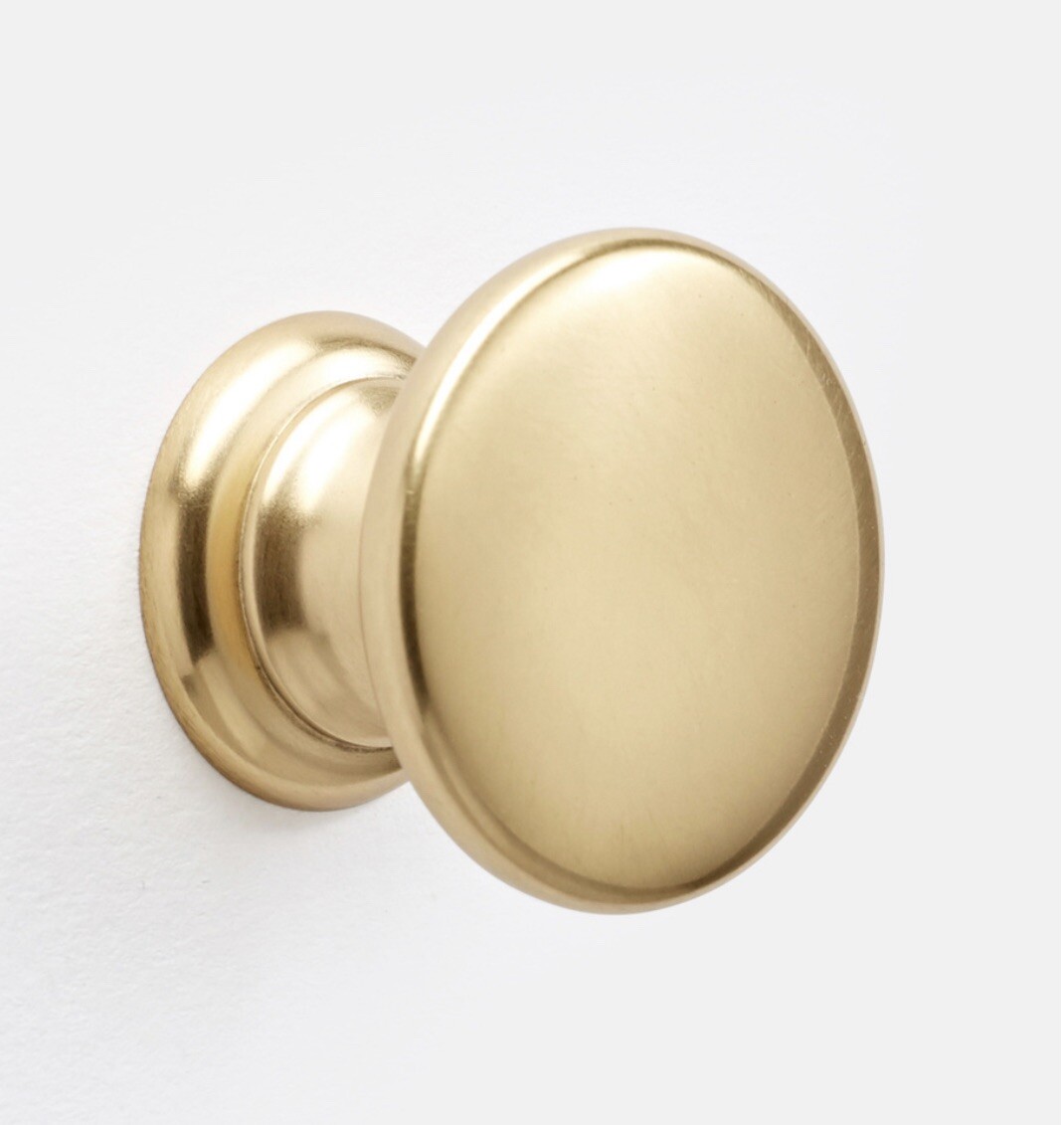 Rejuvenation Vernon Mushroom Knobs Aged Brass C100184 Pottery