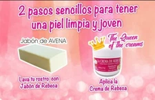 Set   Rebeca Crema Y Jabón Quita Manchas 