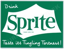 Sprite 9 X 12 Metal Sign