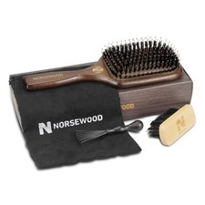 100 Boar Bristle Hair Brush Set Detangler for All Hair Types Men Women