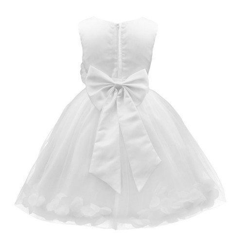 Petals Flower Girls Wedding Dress Birthday Party Bridesmaid Maxi Gown Princess - Picture 13 of 81