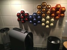 Porta Capsule Caffè Nespresso 7 posti da parete adesivi