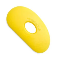 Mudtools Yellow Shape 0 Polymer Rib for Clay and Pottery Artists