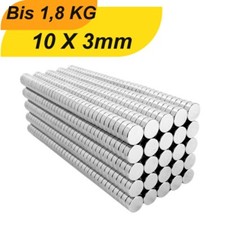 Neodym Magnet 10x3mm Supermagnete hoher Haltekraft Scheibenmagnete starke magnet