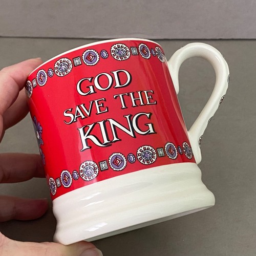 New Emma Bridgewater GOD SAVE THE KING 1/2 Pint Mug ~ Made in England - Picture 10 of 10
