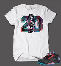 23 Graphic Sneaker Sport Tee Shirt Match J5 Low Chinese New Year Pro Club Shaka
