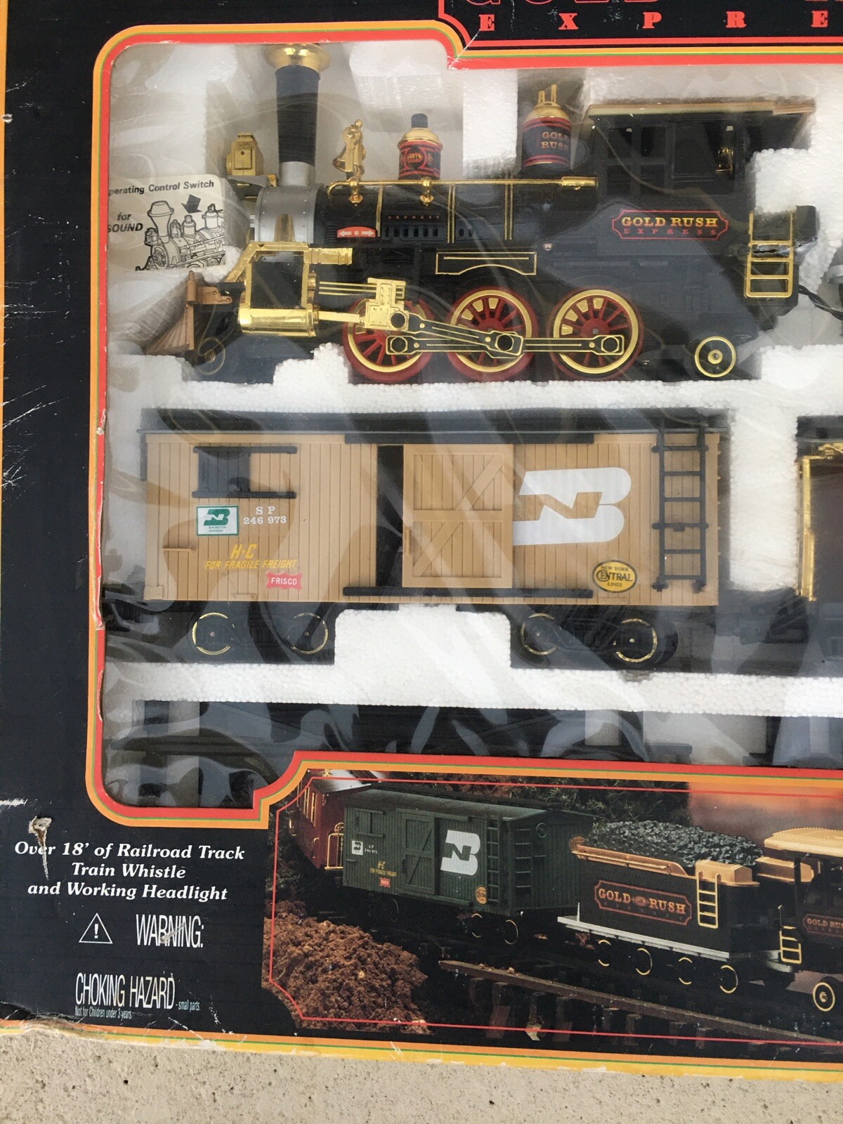 gold rush express train set