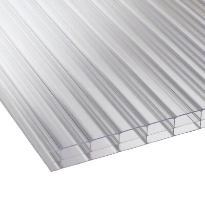 SUNLITE 16mm Twinwall Polycarbonate Sheets Clear, Opal and Bronze Various Sizes Availble