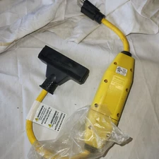 Tower Line Cord GFCI: 2 ft Cord Lg, 15 A Max. Amps, 125V AC, NEMA 5-15P, N