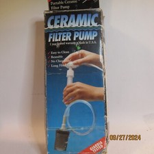 Stearns Outdoors Ceramic Water Filter 2050 Filter To  0.9 Micron Level Pump