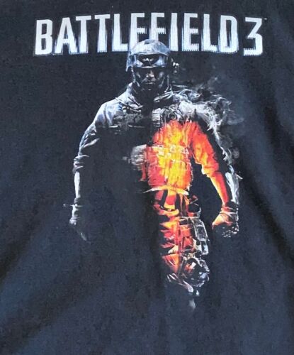 Battlefield 3 T-shirt jeu vidéo T-shirt joueur T-shirt jeunesse grand vintage T-shirt - Photo 1/2