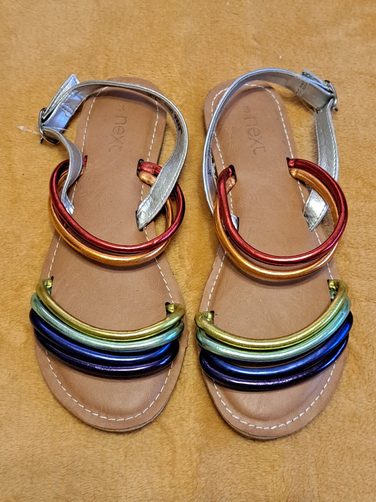 APL Next sandali con cinturino arcobaleno scarpe estive donna ragazza taglia 3 nuovi