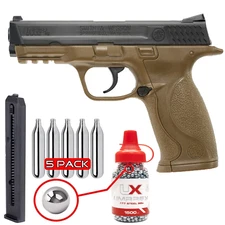 Umarex Smith & Wesson M&P .177 Cal Air Gun w/ BB Jug, Extra Mag & CO2 (2255051)