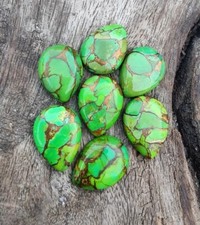 Wholesale Green Copper Turquoise Cabochon Pear shape Loose Gemstone Jewellery.