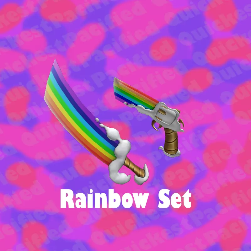 Rainbow Set, Trade Roblox Murder Mystery 2 (MM2) Items