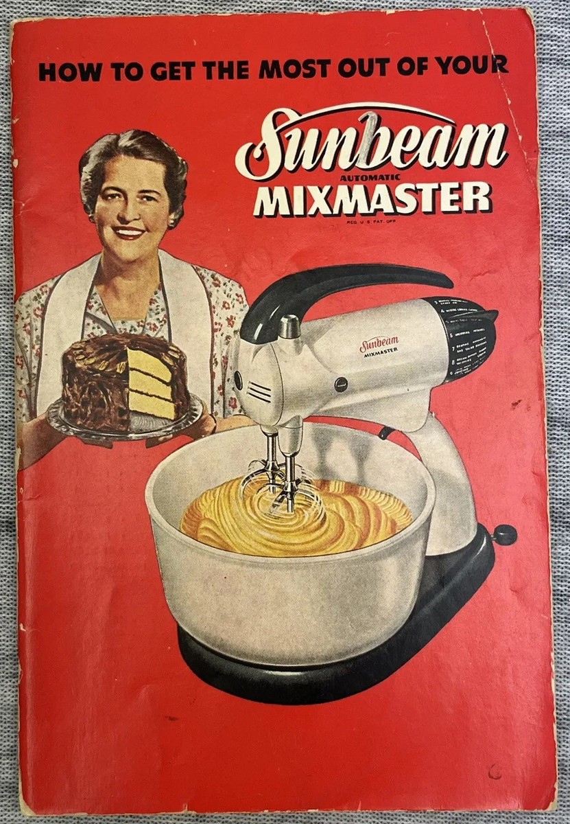 Vintage Sunbeam Mixmaster Manual